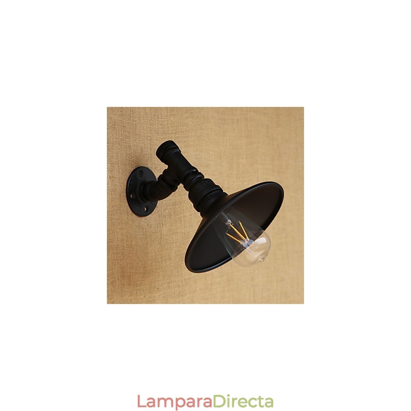 Lámpara de pared con luz ambiental estilo mini con pintura retro campestre