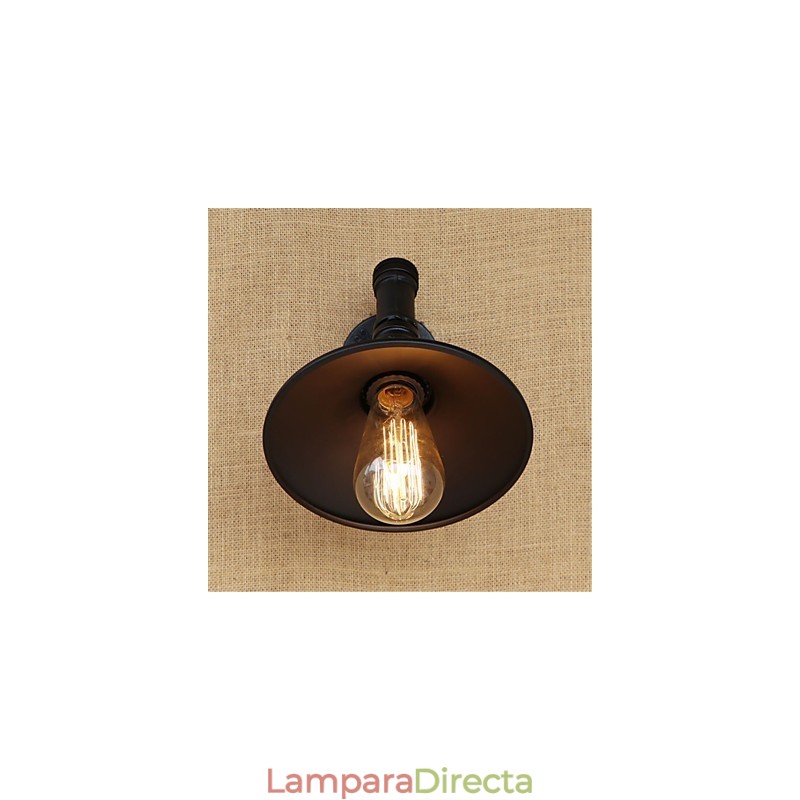 Lámpara de pared con luz ambiental estilo mini con pintura retro campestre