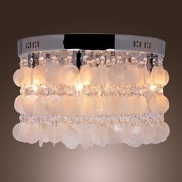 Lámpara empotrada moderna contemporánea de cristal estilo mini en cromo