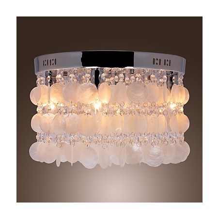 Lámpara empotrada moderna contemporánea de cristal estilo mini en cromo Lámpara empotrada moderna contemporánea de cristal estilo mini en cromo