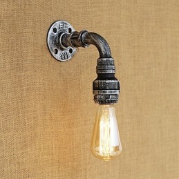 Aplique de pared con luz ambiental estilo mini con pintura vintage retro de estilo campestre