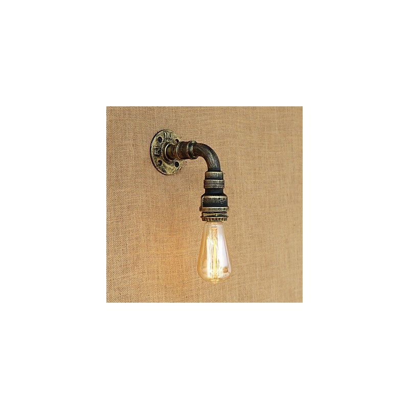 Aplique de pared con luz ambiental estilo mini con pintura vintage retro de estilo campestre