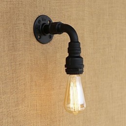 Aplique de pared con luz ambiental estilo mini con pintura vintage retro de estilo campestre