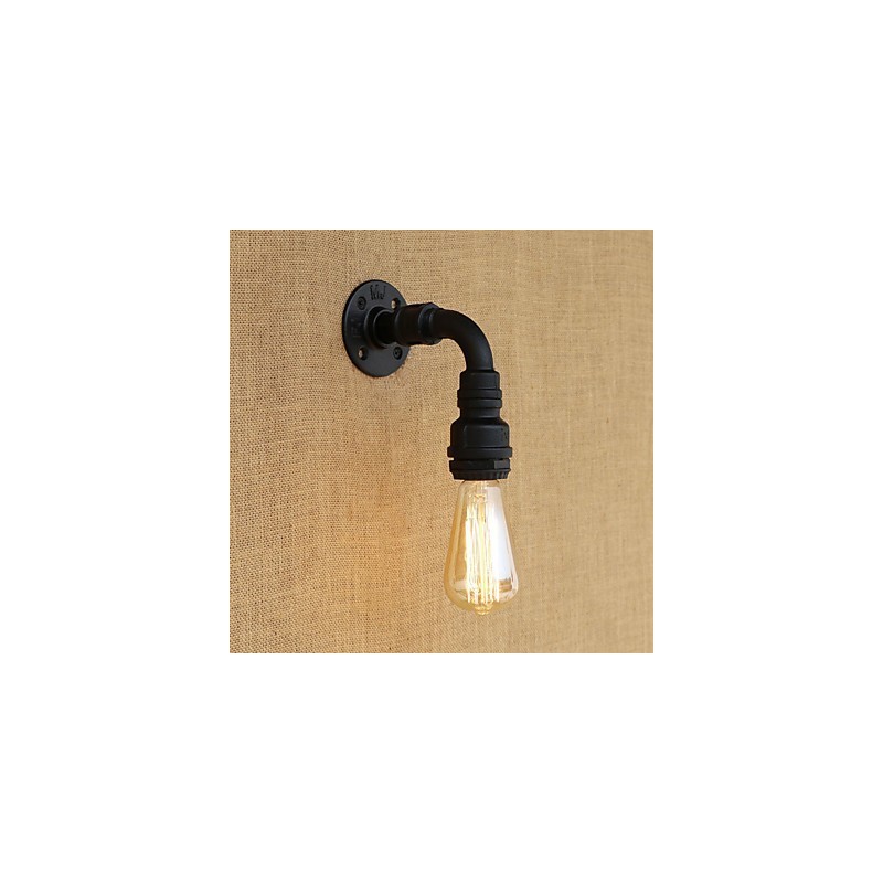 Aplique de pared con luz ambiental estilo mini con pintura vintage retro de estilo campestre