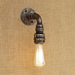 Aplique de pared con luz ambiental estilo mini con pintura vintage retro de estilo campestre