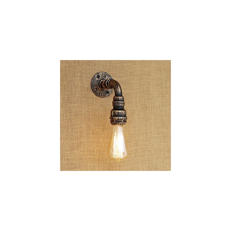 Aplique de pared con luz ambiental estilo mini con pintura vintage retro de estilo campestre