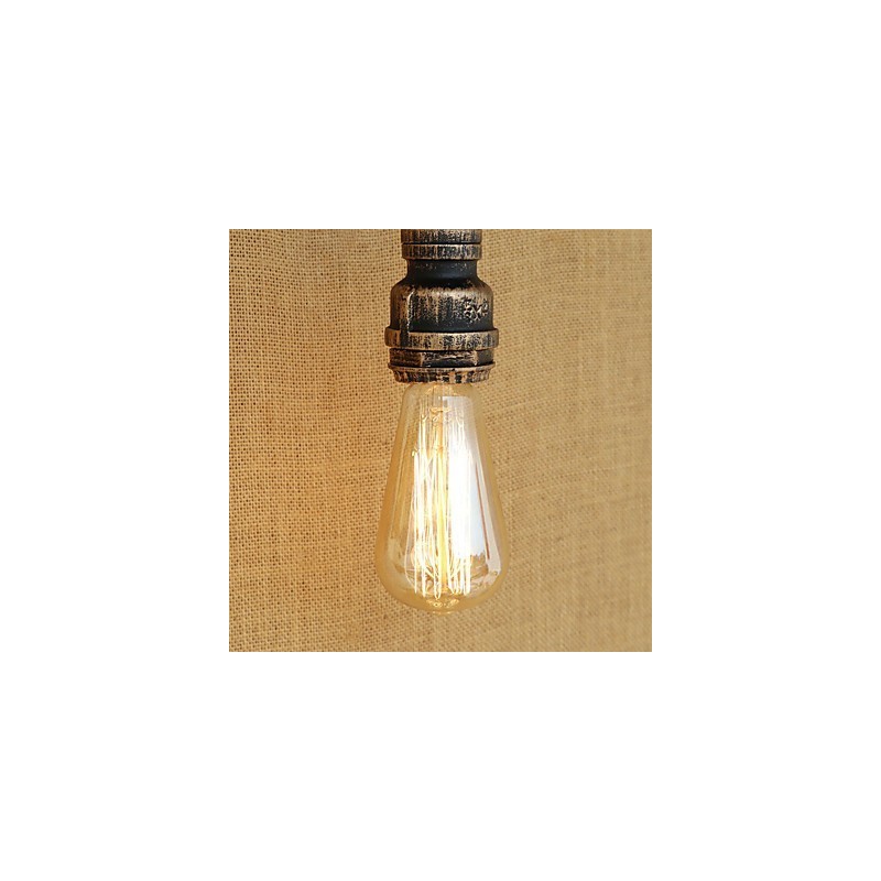Aplique de pared con luz ambiental estilo mini con pintura vintage retro de estilo campestre