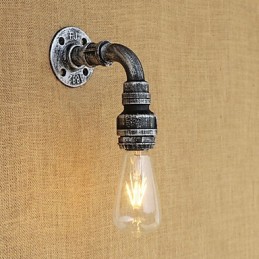 Aplique de pared con luz ambiental estilo mini con pintura vintage retro de estilo campestre