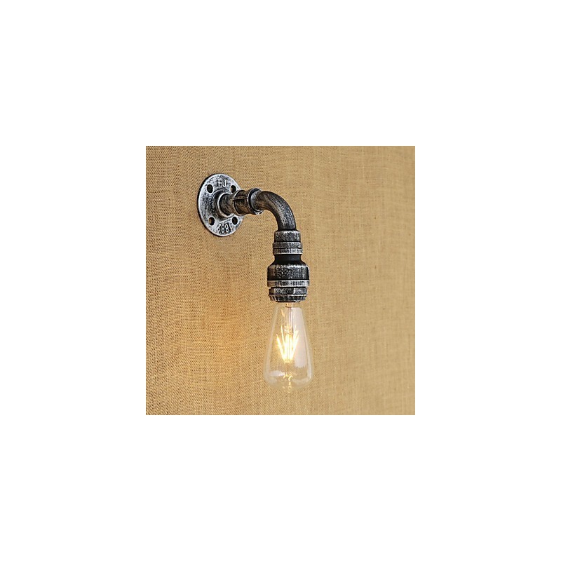 Aplique de pared con luz ambiental estilo mini con pintura vintage retro de estilo campestre