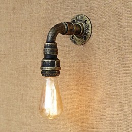 Aplique de pared con luz ambiental estilo mini con pintura vintage retro de estilo campestre