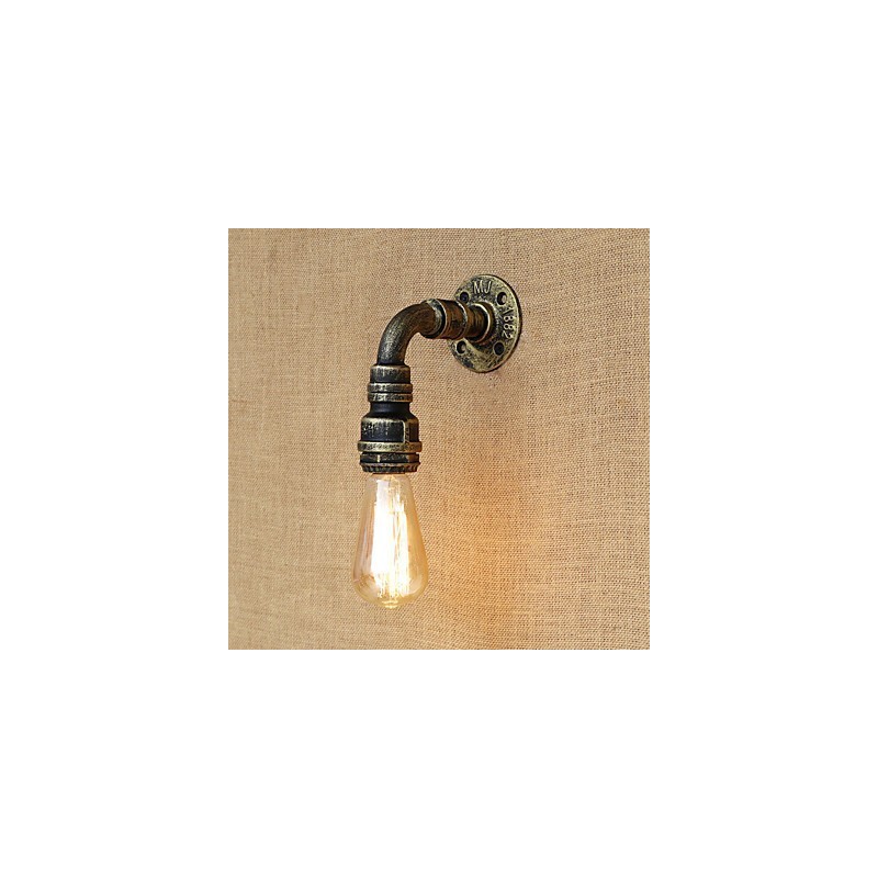 Aplique de pared con luz ambiental estilo mini con pintura vintage retro de estilo campestre