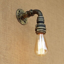 Aplique de pared con luz ambiental estilo mini con pintura vintage retro de estilo campestre