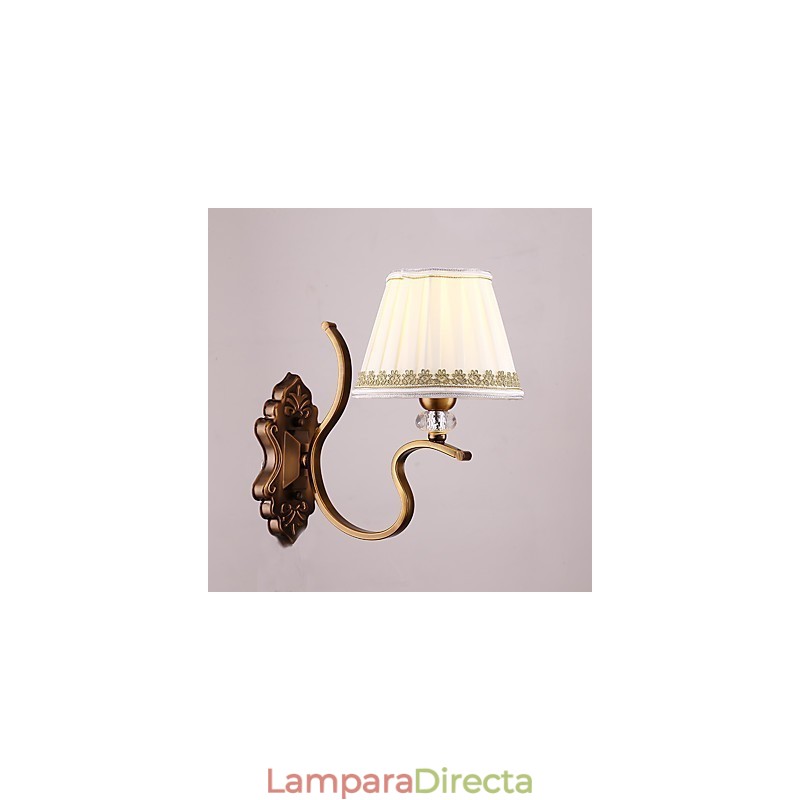 Apliques de pared con luz empotrada, clásicos tradicionales, galvanizados, para protección ocular.
