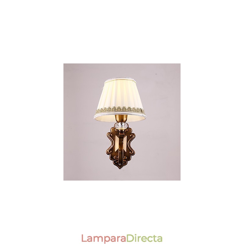 Apliques de pared con luz empotrada, clásicos tradicionales, galvanizados, para protección ocular.