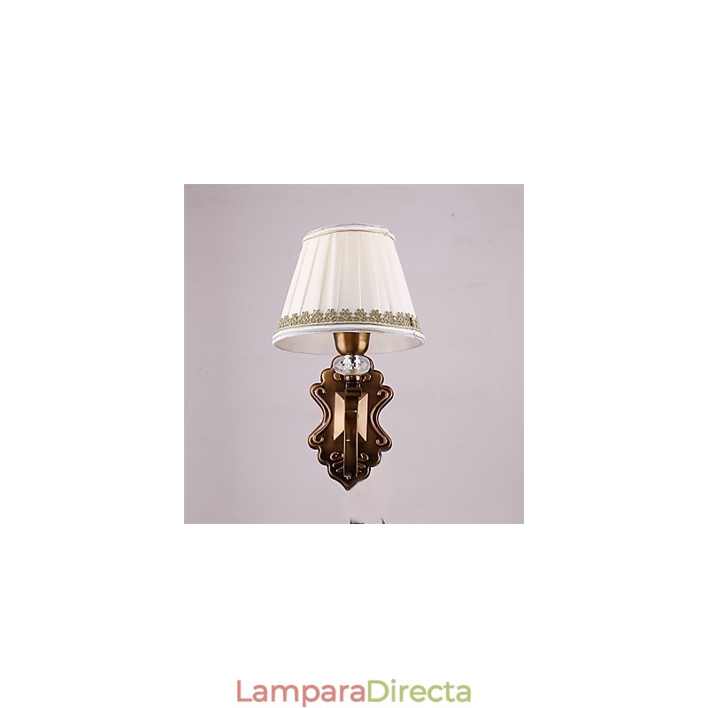 Apliques de pared con luz empotrada, clásicos tradicionales, galvanizados, para protección ocular.