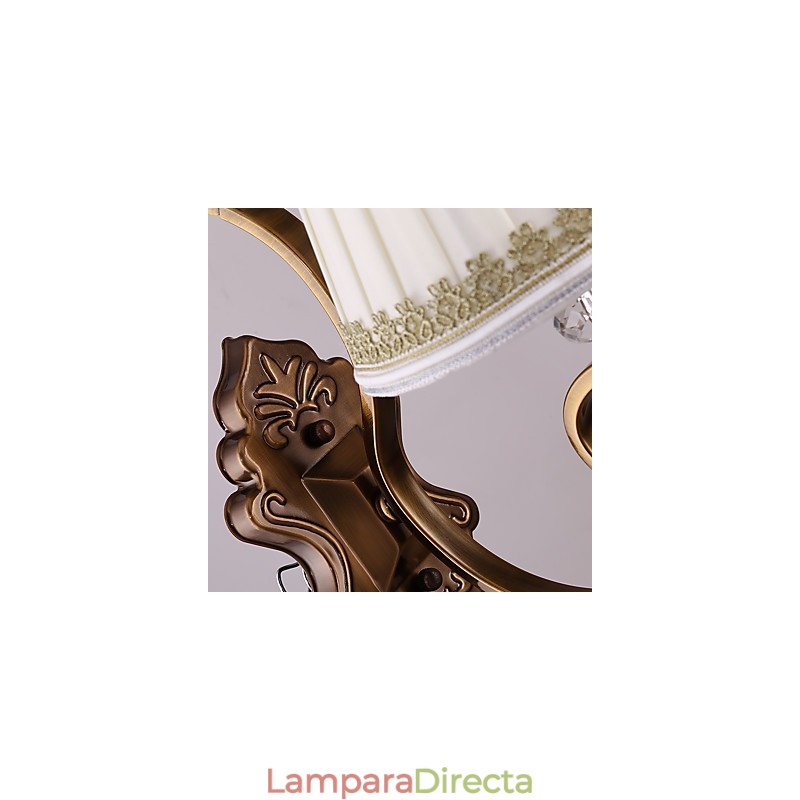 Apliques de pared con luz empotrada, clásicos tradicionales, galvanizados, para protección ocular.