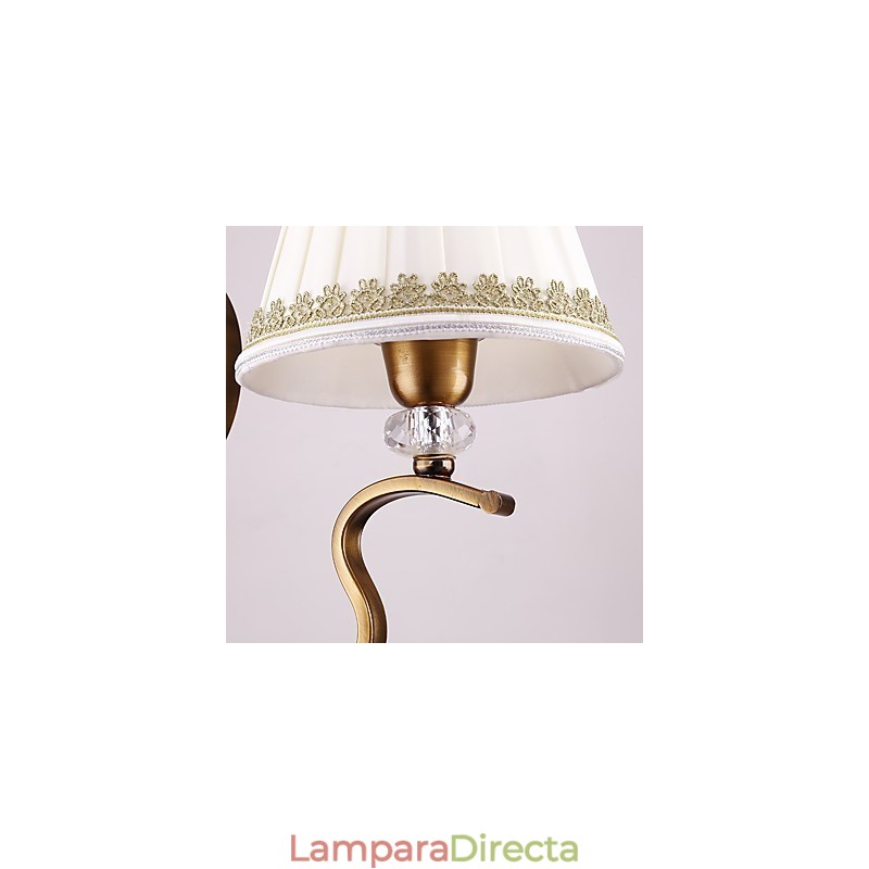 Apliques de pared con luz empotrada, clásicos tradicionales, galvanizados, para protección ocular.