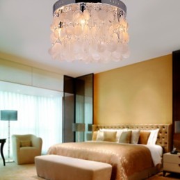 Lámpara empotrada moderna contemporánea de cristal estilo mini en cromo