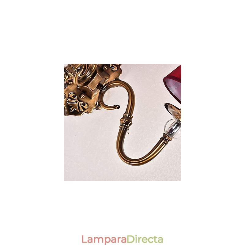 Apliques de pared con luz empotrada, clásicos tradicionales, galvanizados, para protección ocular.