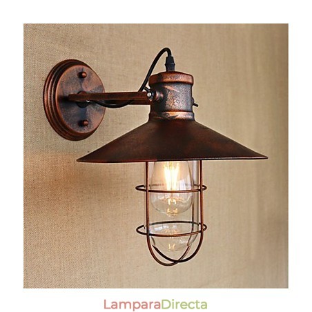 Lámparas de pared con luz descendente de estilo mini, con pintura retro rústica de estilo campestre. Lámparas de pared con luz descendente de estilo mini, con pintura retro rústica de estilo campestre.
