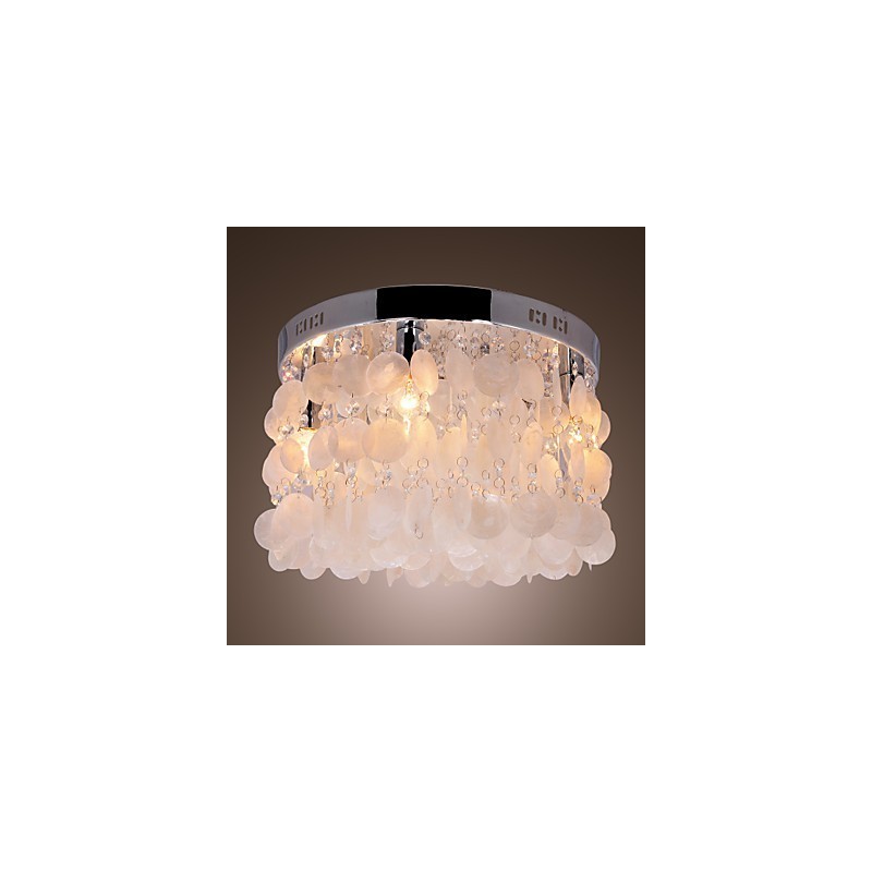 Lámpara empotrada moderna contemporánea de cristal estilo mini en cromo