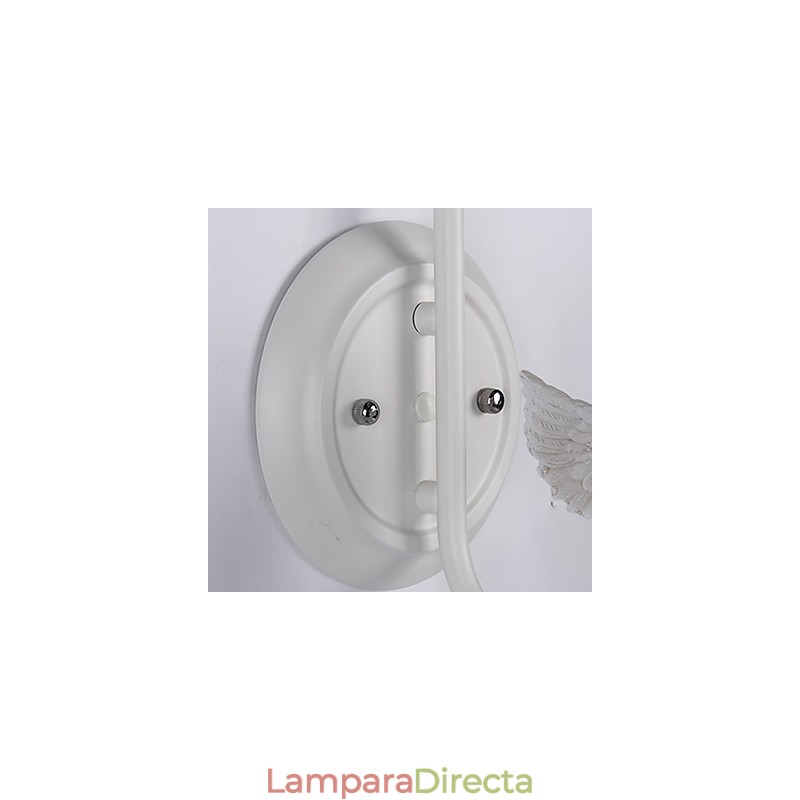 Apliques de pared con luz ambiental y protección ocular con pintura contemporánea moderna