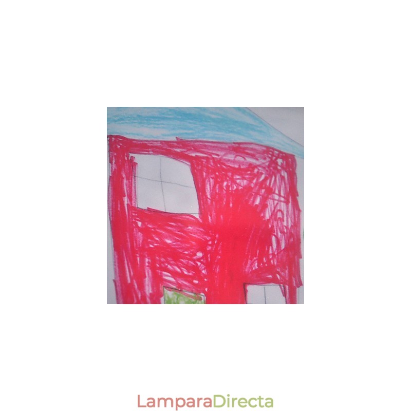 Pintura contemporánea moderna integrada para apliques de pared con luz ambiental.