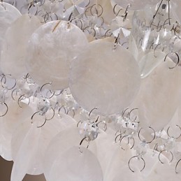 Lámpara empotrada moderna contemporánea de cristal estilo mini en cromo
