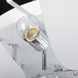 Lámpara de techo de cristal moderna contemporánea tradicional clásica de metal