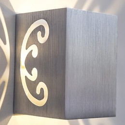 Lámpara de pared empotrada de aluminio moderna y ligera para decorar paredes