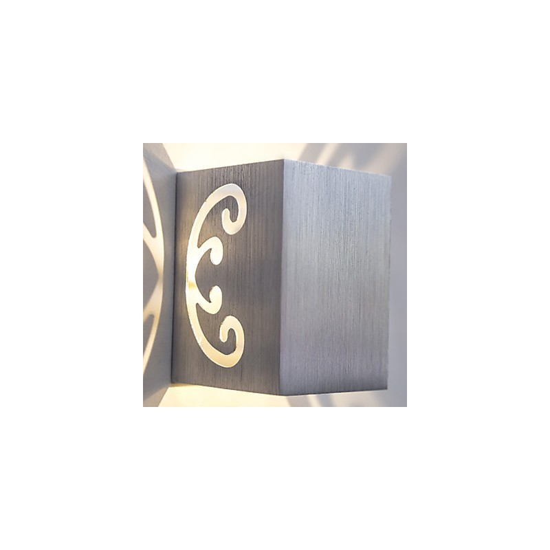 Lámpara de pared empotrada de aluminio moderna y ligera para decorar paredes