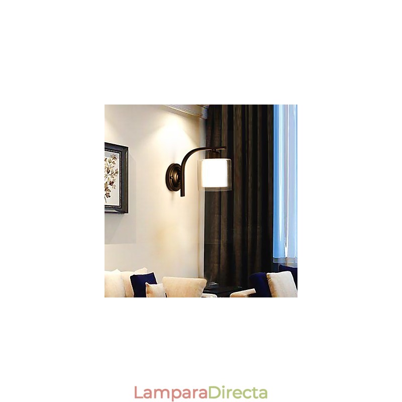 Apliques de pared con pintura retro clásica tradicional de estilo campestre.