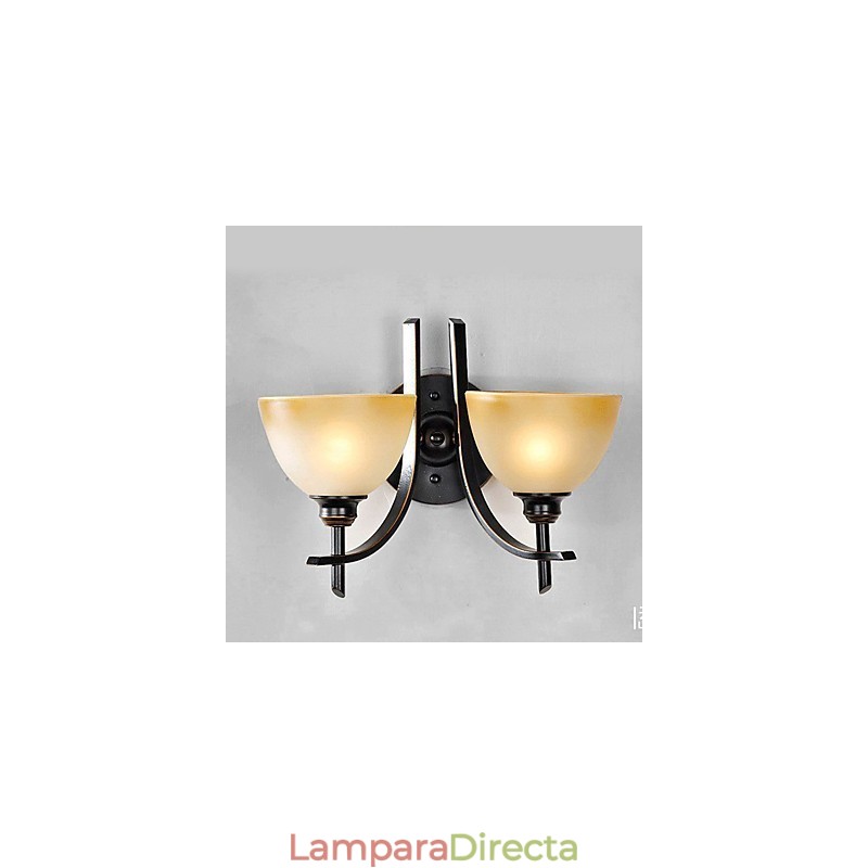 Pintura contemporánea moderna integrada para apliques de pared con luz ambiental.