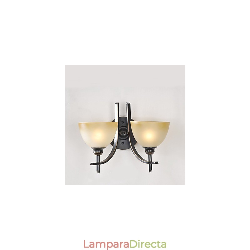 Pintura contemporánea moderna integrada para apliques de pared con luz ambiental.