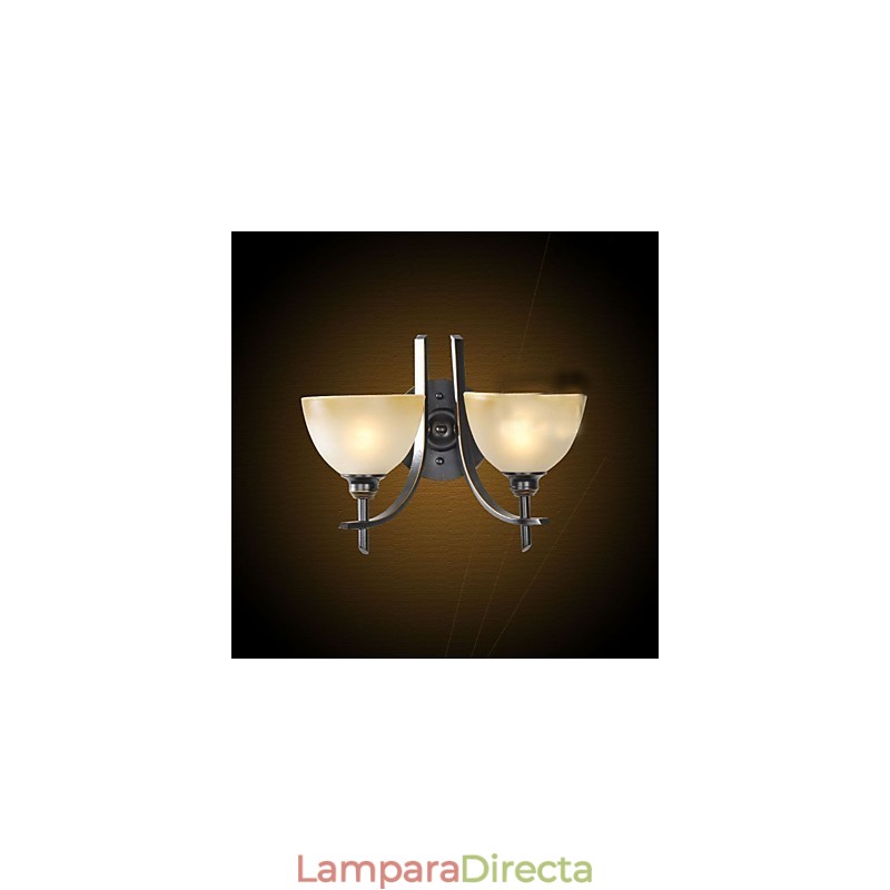 Pintura contemporánea moderna integrada para apliques de pared con luz ambiental.