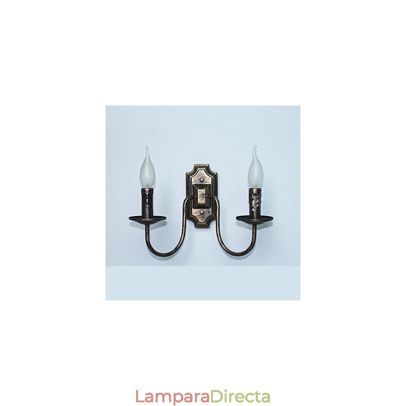 Lámpara de pared retro sencilla para pasillo, pasillo, lámpara de doble cabezal para dormitorio, sala de estar, iluminación de pared