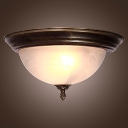 Lámpara de techo de inspiración antigua con 2 luces