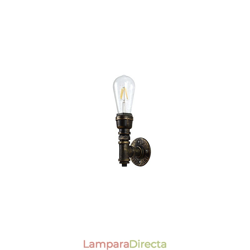 Apliques de pared Aplique de pared Lámpara de pared de hierro Lámpara de sable de luz negra tonta en la pared