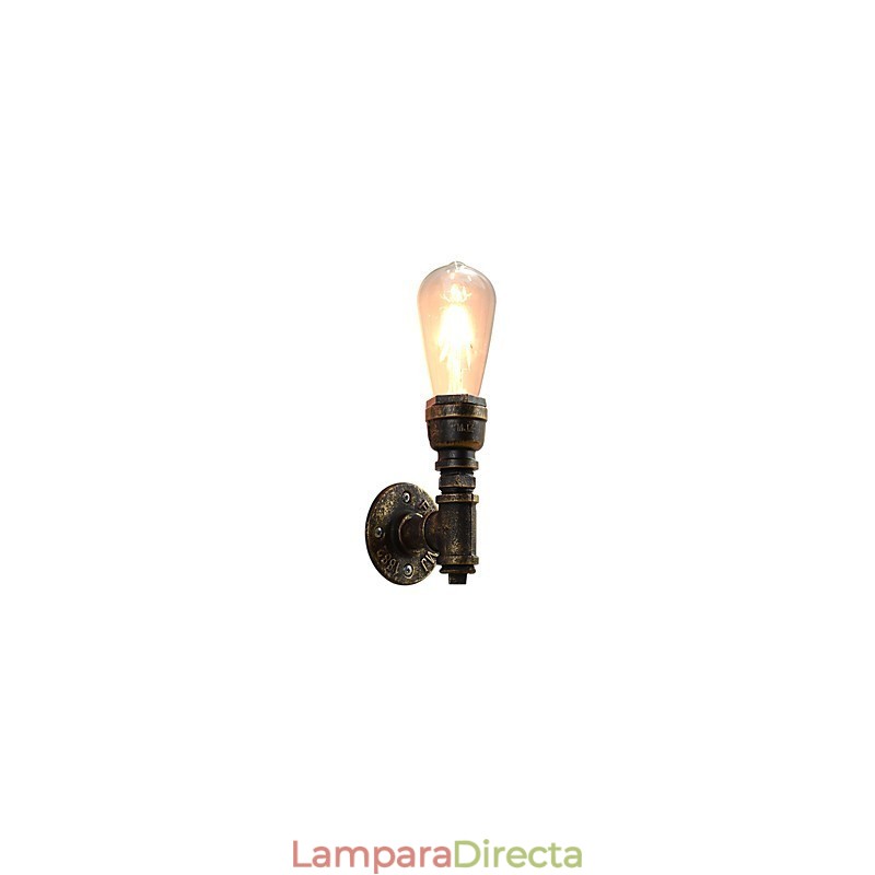 Apliques de pared Aplique de pared Lámpara de pared de hierro Lámpara de sable de luz negra tonta en la pared