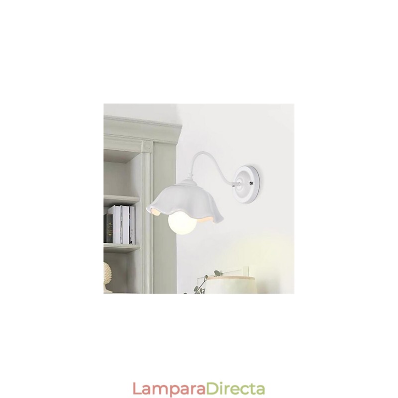Pintura de estilo rural contemporáneo moderno para pared con luz ambiental y protección ocular de estilo mini