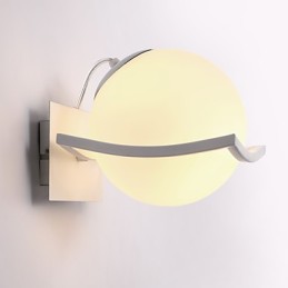 Apliques de pared con luz ambiental y protección ocular con pintura contemporánea moderna