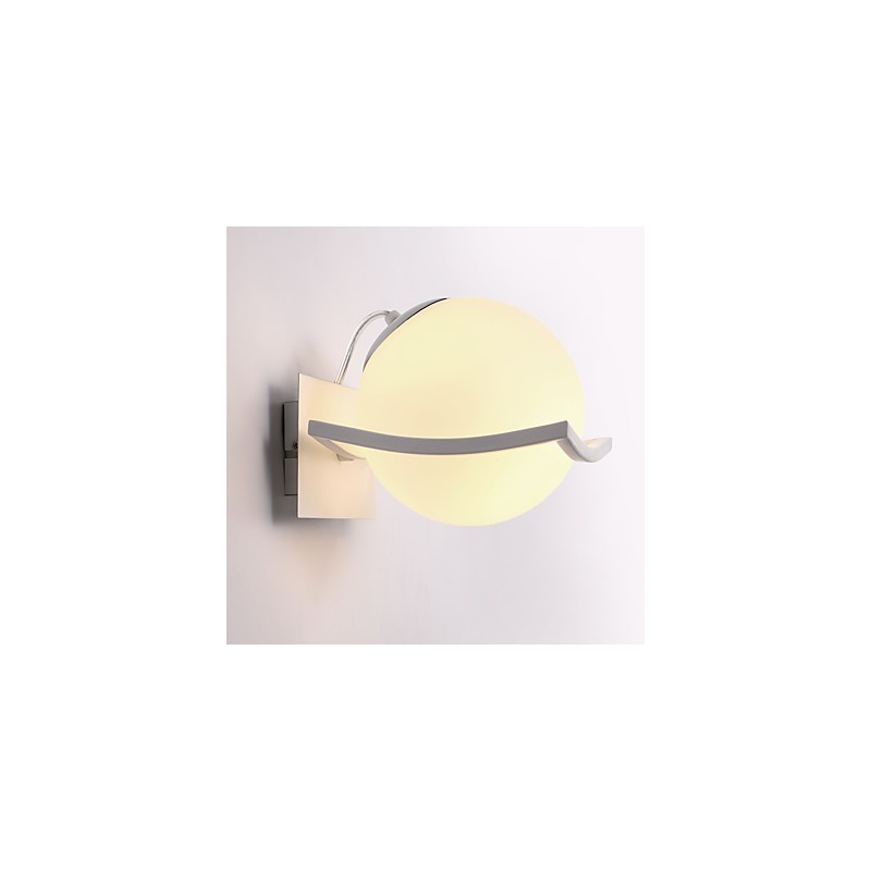 Apliques de pared con luz ambiental y protección ocular con pintura contemporánea moderna
