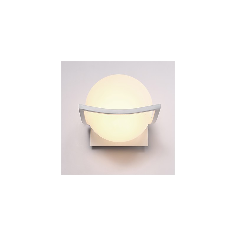 Apliques de pared con luz ambiental y protección ocular con pintura contemporánea moderna