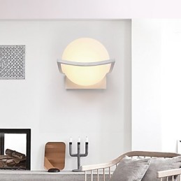 Apliques de pared con luz ambiental y protección ocular con pintura contemporánea moderna