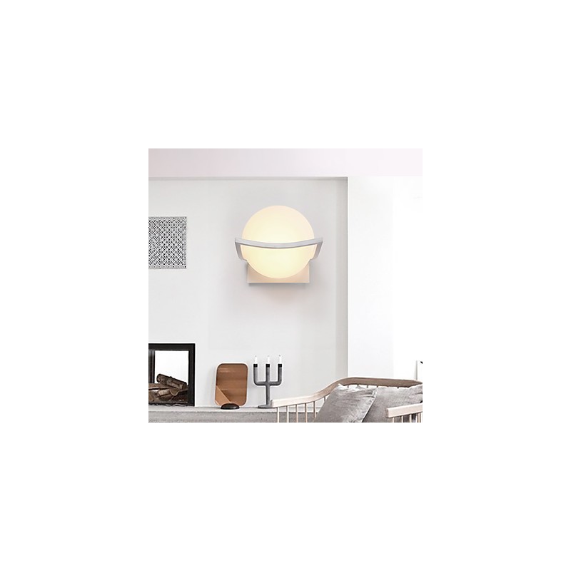 Apliques de pared con luz ambiental y protección ocular con pintura contemporánea moderna