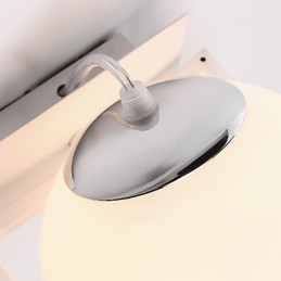 Apliques de pared con luz ambiental y protección ocular con pintura contemporánea moderna