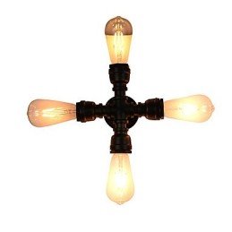 Lámpara de pared rústica tradicional clásica de latón antiguo para iluminación ambiental.