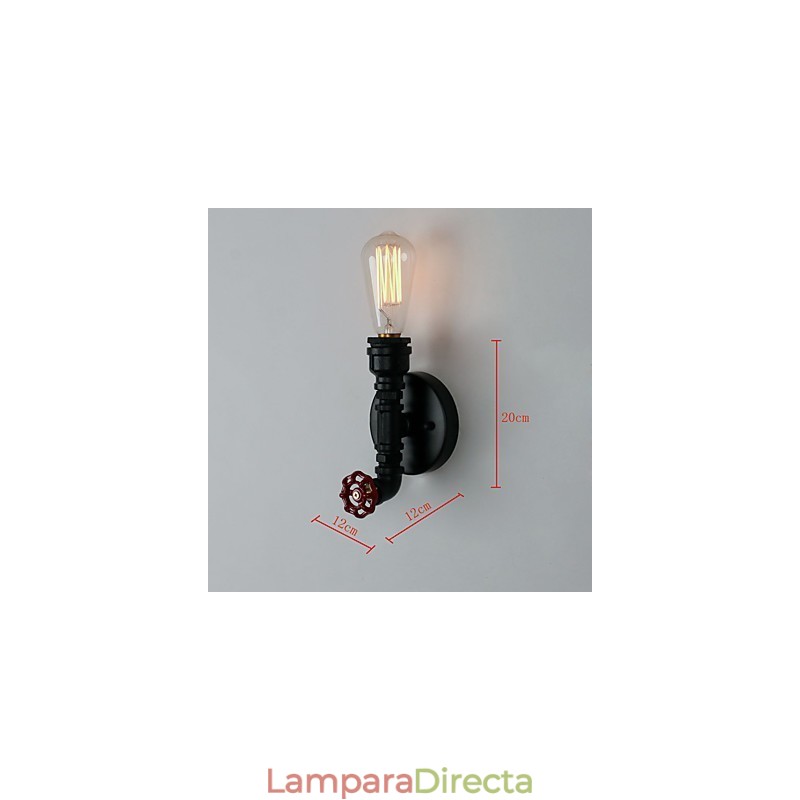 Apliques de pared estilo mini con pintura rústica, estilo moderno, contemporáneo, estilo campestre y retro.