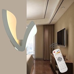 Apliques de pared con luz ambiental moderna contemporánea de ajuste continuo y otras características para estilo mini.