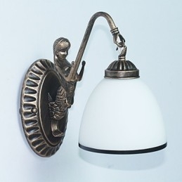 Lámpara de pared de estilo europeo retro para sala de estar, dormitorio, porche, balcón, cafetería